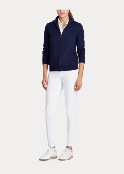 Sueter Ralph Lauren Mujer Azul Marino - Cashmere-Blend Golf - UOTCX6291